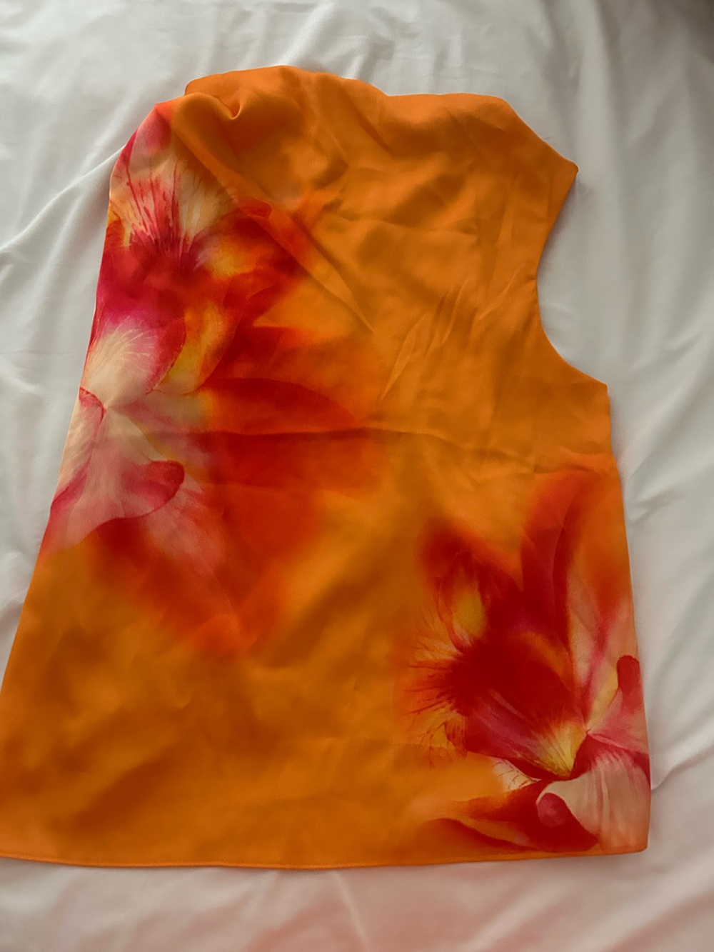 Rachel Zoe Orange Floral  Top